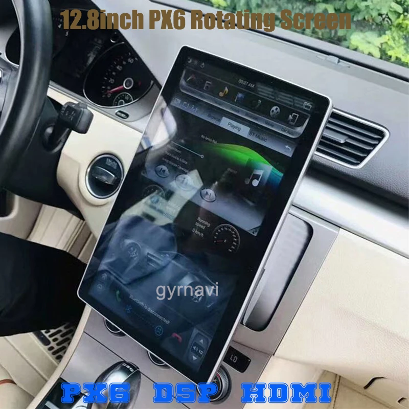 PX6 2 DIN 12.8 Android 9.0 Universal Car DVD Reproductor 100