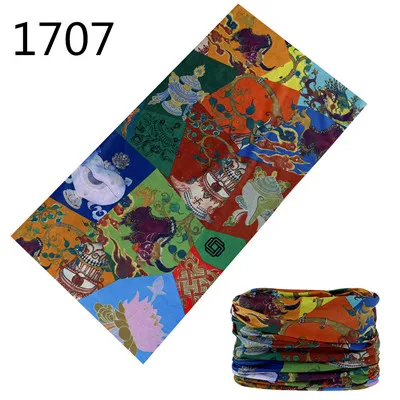 1701-1750 Outdoor Scarf Men Women Bandana Headwear Neck Gaiters Riding Camping Scarf Activities Seamless Magic Headband Hijab mens red scarf Scarves