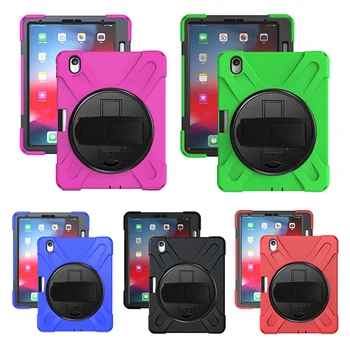 

Heavy Duty Shockproof Protective Case Cover for iPad Pro 11 Inch 2018 with Pencil Holder/ Kickstand/ Hand Strap/ Shoulder Strap