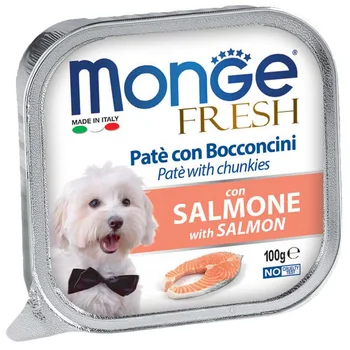 

MONGE MONGE DOG FRESH for adult dogs with salmon pate 100g