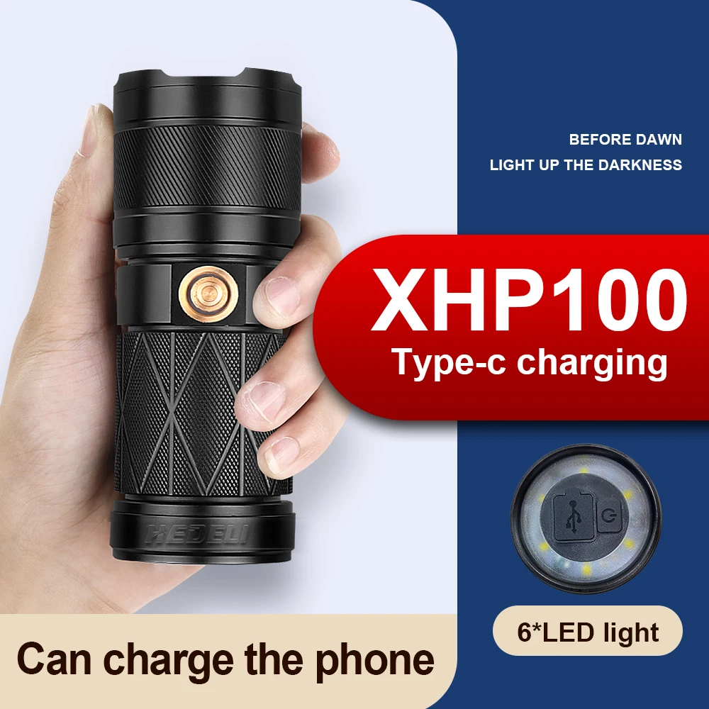 US $30.12 Xhp100 Powerful Led Flashlight Torch Xhp902 Tactical Flashlight 18650 Rechargeable Flash Light Usb Xhp70 Torch Light Work Lamp
