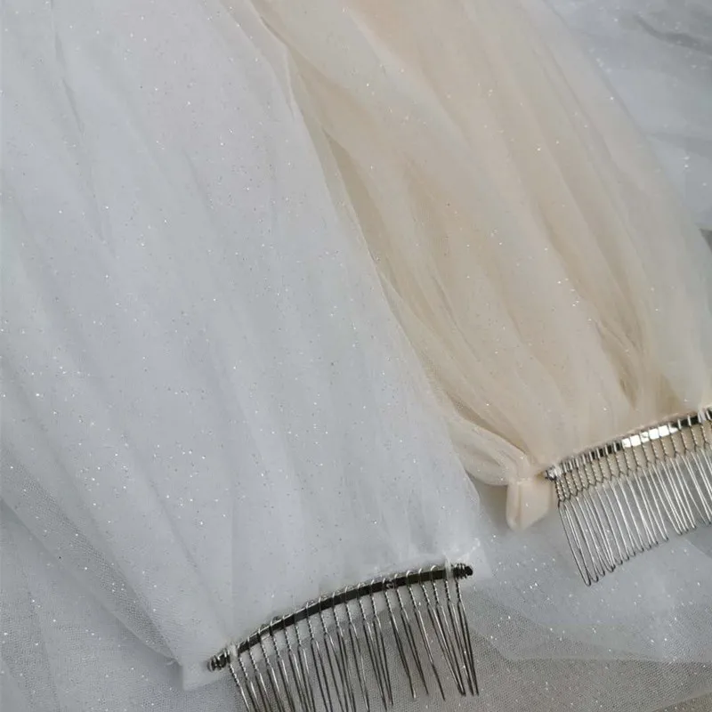 Bridal wedding veils with comb bridal veil
