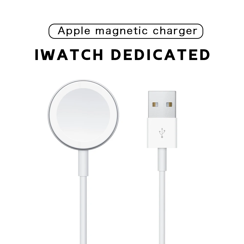 

Wireless Charger Cable for iWatch Series 1/2/3/4/5 USB Magnetic iWatch Charging Cable 3.3 feet/1meter for Apple Watch Charger