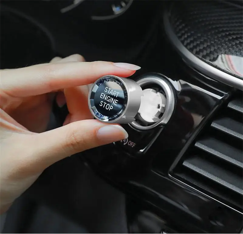 Автомобильный двигатель старт/стоп кнопка включения наклейки для BMW F10 F30 G30 F20 F34 F07 F01 F02 F15 F16 F25 F48 G32 X1 X3 X4 X5 аксессуары