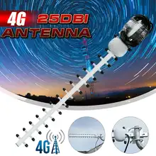 Yagi антенна 4G LTE SMA Мужской с высоким коэффициентом усиления WiFi Открытый антенный направленный усилитель-модем RG58 1,5 m кабель 6 частоты зазвон