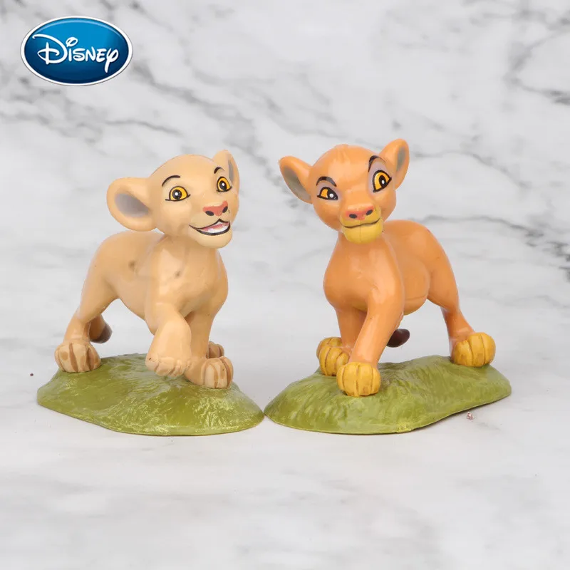 Disney 9 шт./компл. с принтом "Король Лев: Симба король Ножи Ding человек Peng животное игрушка кукла из ПВХ микро украшения Детские Подарочные
