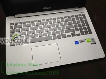 

Silicone Keyboard Cover For Asus VivoBook Flip S551X TP500 TP501 TP501U V551 R553L S551LBX TP500L A551L 15.6 keyboard protector