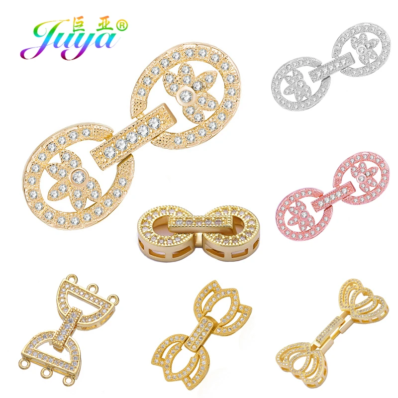 

Juya DIY Natural Stone Pearls Jewelry Clasps Supplies Handmade Fastener Closure Lock Clasps For Beadwork Jewelry Making Material