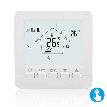 

Thermostat for Electric/Water/Gas Boiler Floor Heating Temperature Controller Digital Thermostat by Manual Operation 16A/3A