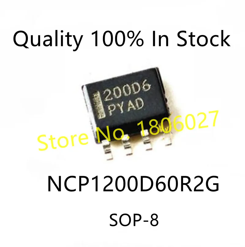 5pcs NCP1203D60 203D6 PWM Controller IC SOP8 SMD Hot sales of goods ...