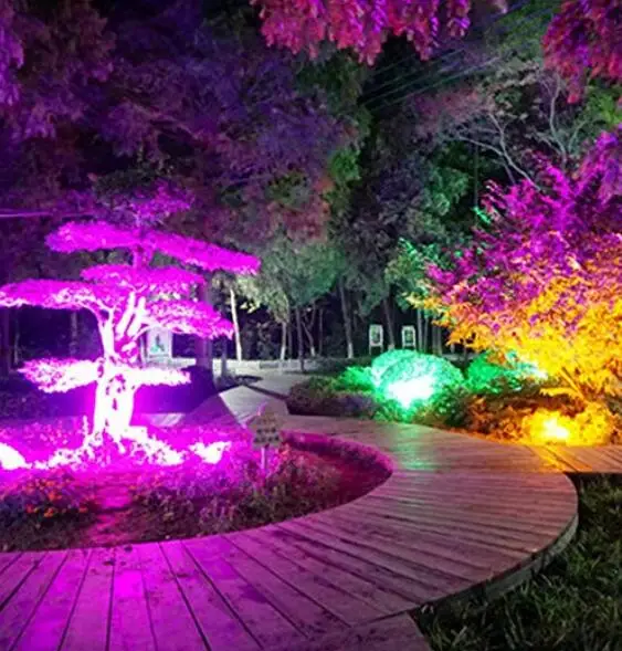 Solar Spot Lights Outdoor 2-in-1 Colored Adjustable 7 Led Waterproof  Security Tree Spotlights Lawn Step Walkway Garden (4 Pack) - Solar Lamps -  AliExpress