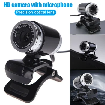 

HD Webcam Desktop Laptop Web Camera Built-in Microphone Rotatable 360 Degrees for LCD Screen Notebook S7