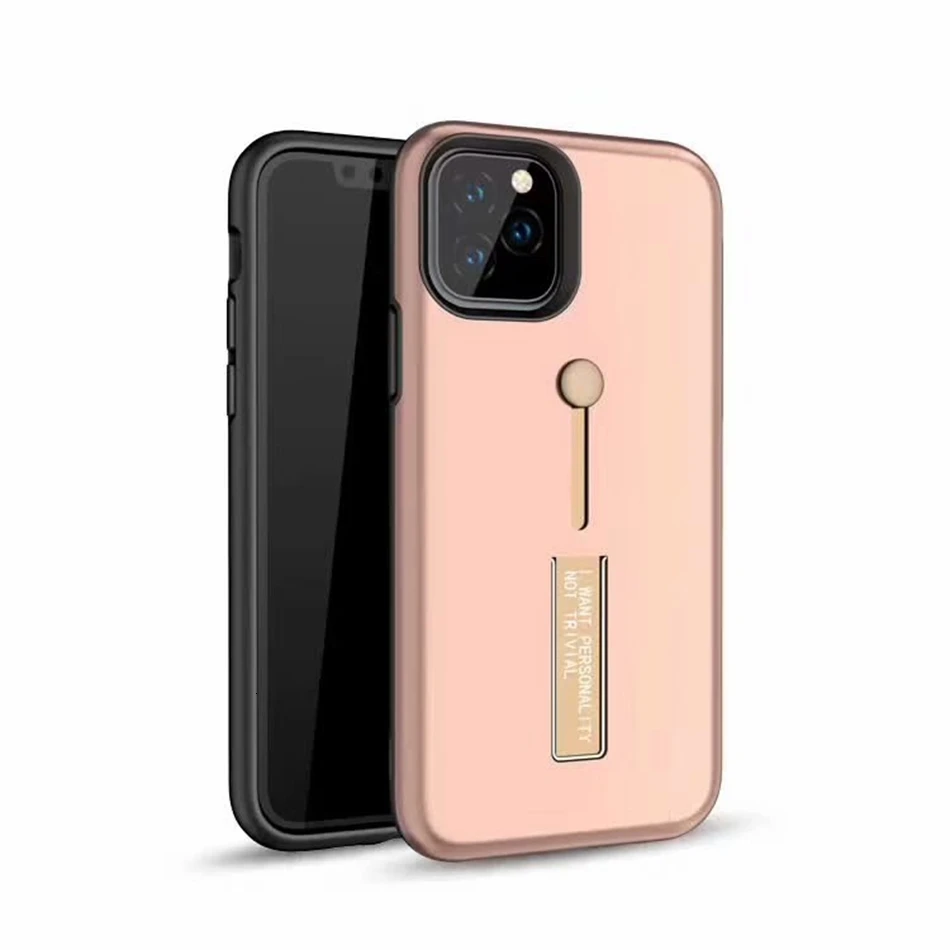Откидное Открытое кольцо для пальца, ремешок для Apple iPhone 11 Pro Max X XS XR 8 7 Plus 6 6S 5 5S SE, противоударный чехол для телефона 1000 шт