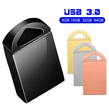 

8/16/32/64GB High Speed USB 3.0 Flash Drive Metal Waterproof Data Storage U Disk