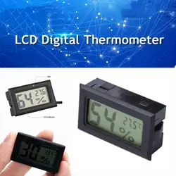 Thermomètre hygromètre numérique LCD, détecteur de température et humidité, mesure de température intérieure et extérieure pour maison et bureau 