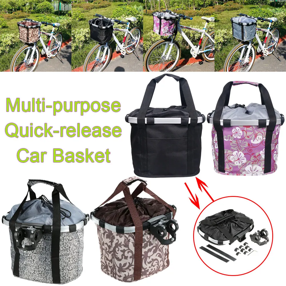 removable bicycle basket