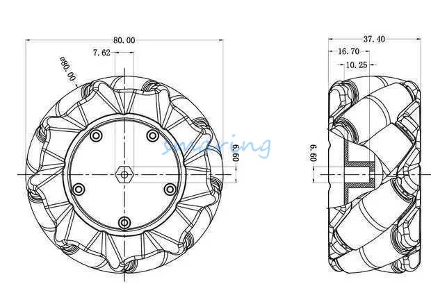 Mecanum Wheel Smart Car Chassis With TT Motor For Arduino Acrylic Plate DIY Intelligent Robot Car Model RC Toy Remote