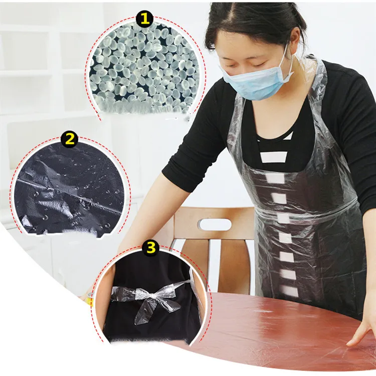 Multifunctional Disposable Apron Cooking Painting Waterproof for Men Women Dinner Party Apron Kitchen Cooking Apron
