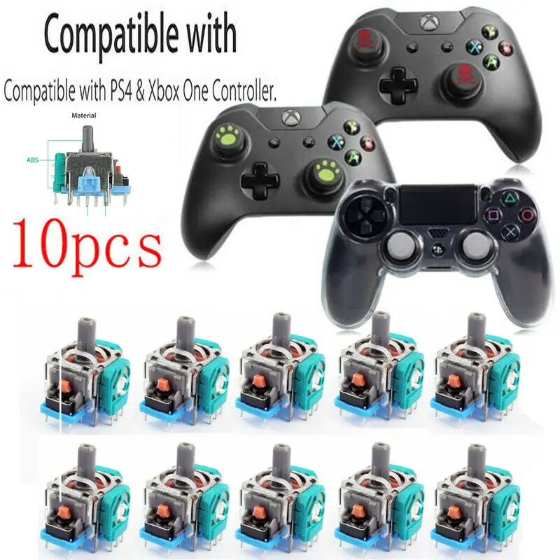 

10x Replacement Controller Joystick Axis Analog Sensor Module For Xbox One PS4