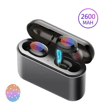 

BEESCLOVER A1 TWS Wireless Earphones Bluetooth 5.0 Stereo In-ear Earbuds Mini Sport Headsets with Charging Box Universal d40