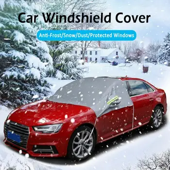 

250X150CM Car Cover Windscreen Mirror Shield Cover Frost Ice Snow UV Sun Dust Screen Protector Winter Car Windshield Snow Cover