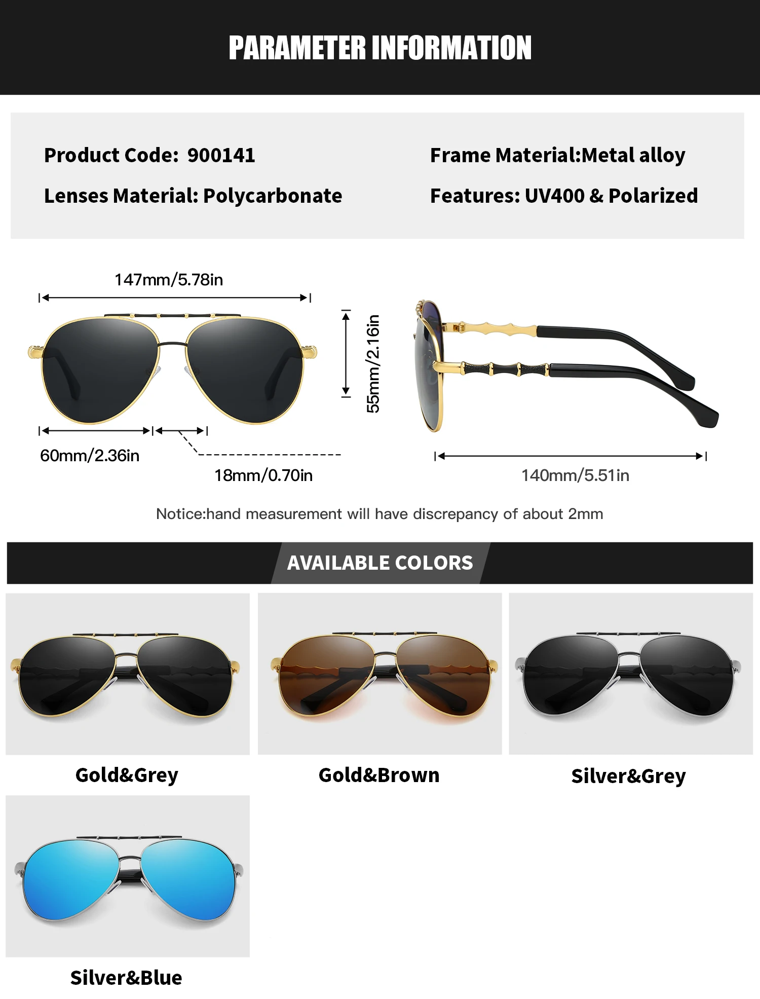 RoyalHot Men Women Polarized Alloy Fashion Oval Frame Sunglasses Driving Sun Glasses Shades Oculos masculino Male 900141