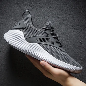 

Shoes Men Running Summer Jogging Men Sneakers Comfortable Fly-knit Breathable Sneakers Unisex Outdoor Trainers Large Size Hombre