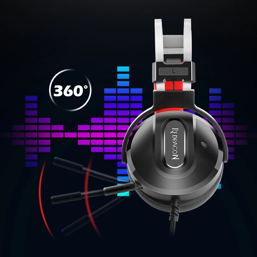 Игровая гарнитура Redragon LADON H990 Проводная компьютерная 7 1 USB Surround PRO наушники с