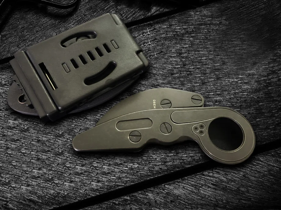Mechanical Механический захват нож M390 порошок стальное лезвие стальная ручка karambit CS GO открытый кемпинг многоцелевой Охота охотничий выживания EDC инструмент