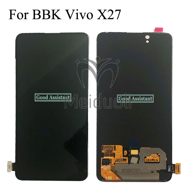 

100% Tested Black 6.4" For BBK Vivo X27 V1829T V1829A V1829 V1838T V1838A V1838 LCD DIsplay Touch Screen Digitizer Assembly
