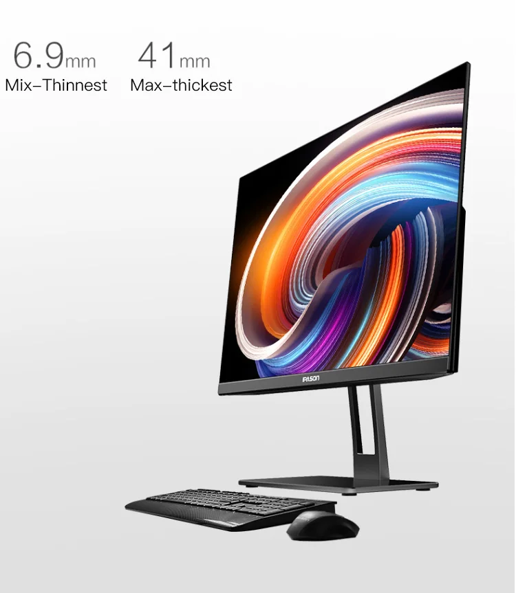 IPASON Mover X 23,8-дюймовые ультратонкие все-в-одном компьютеры 9th Gen Intel i3-9100F DDR4 8G ram 240G SSD GT1030-2G Дискретная карта