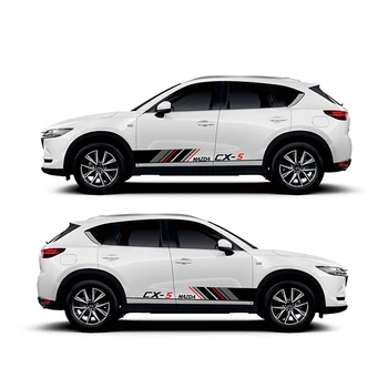 

World Datong Sport Stripes Car Stickers For For Mazda CX-5 Mark Levinson Sport Styling Vinyl Decal Car Door Side Decor Stickers