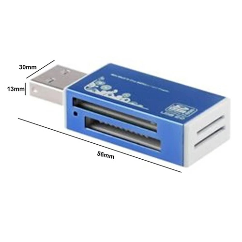 멀티 메모리 카드 리더기, SDHC TF M2 MS PRO 카드 리더기, USB 2 0 올인원