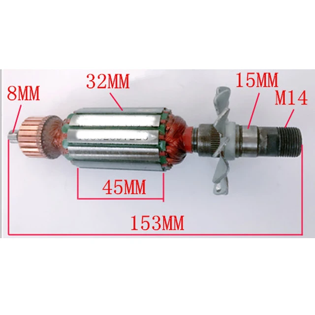 Ac2 240v Armature Rotor Anchor Replace For Ryobi Trimming Machine Tr 50a Tr50a Power Tool Repair Spare Parts Tool Parts Aliexpress