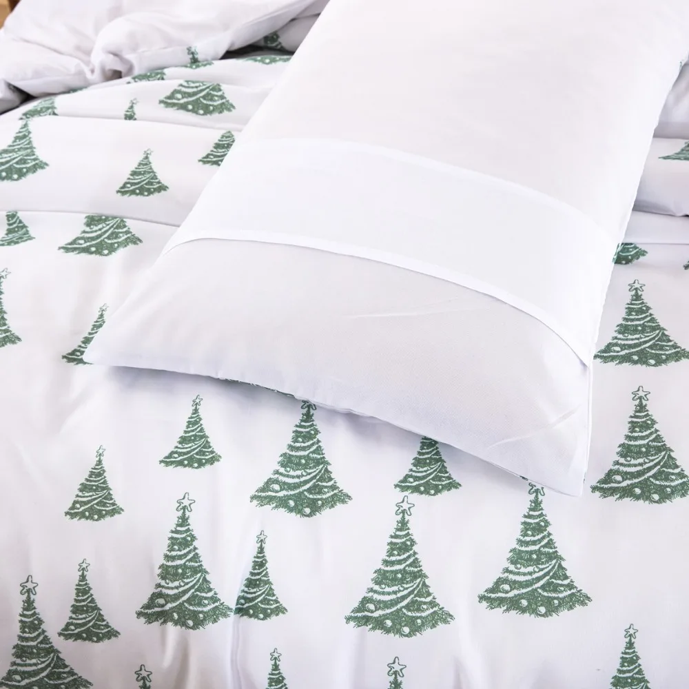 Árvore de natal conjunto cama cor verde