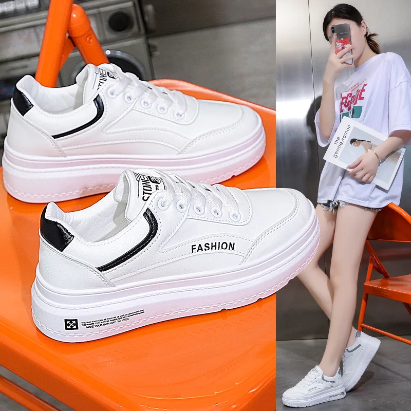 New Women Shoes Spring New Women's Shoes Ulzzang Platform Sports Shoes Female Wisdom Shoes Women Snekaers Femme Shoe Female