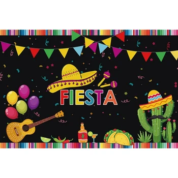 

Mexican Cinco De Mayo Fiesta Cactus Photography Backdrop Vinyl Photographic Background For Photo Studio Photophone Photozone