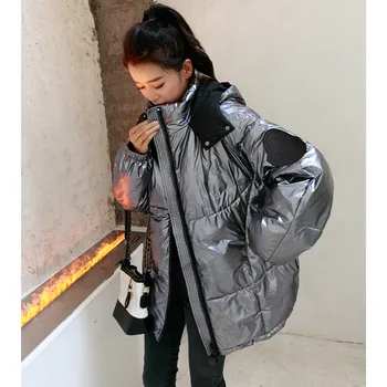 

2020 New Winter Coat Women's large size loose thick warm down Parka high quality puffer jacket outerwear female ladies clothes