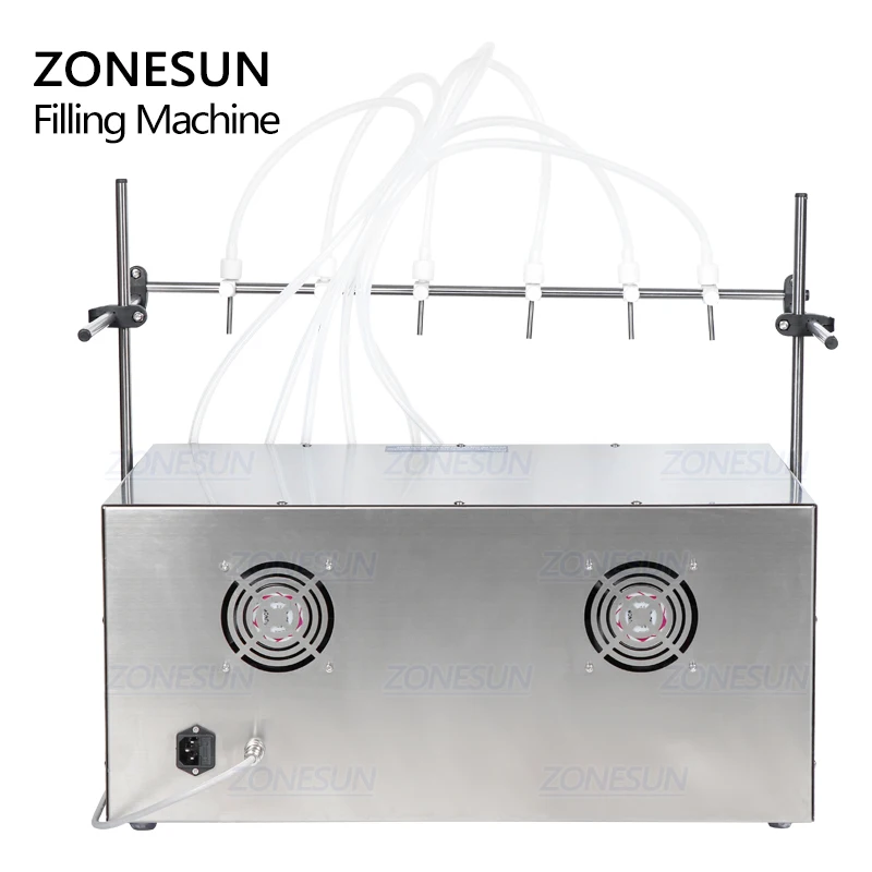 ZONESUN 6 головок магнитный насос для напитков духов воды сока эфирных масел