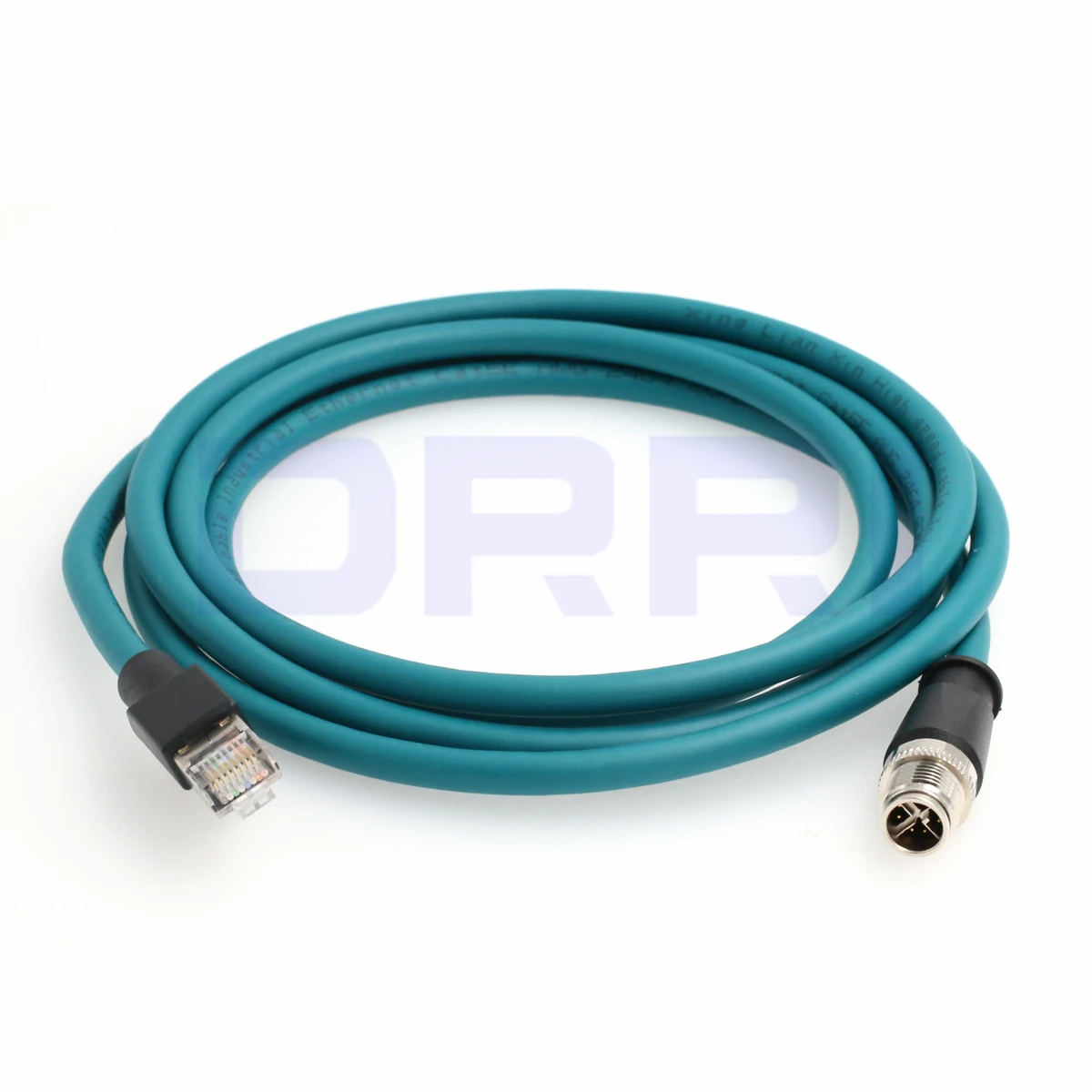 M12 X-codeed 8pin к RJ45 Gigabit Ethernet интерфейс Cat6 экранированный кабель