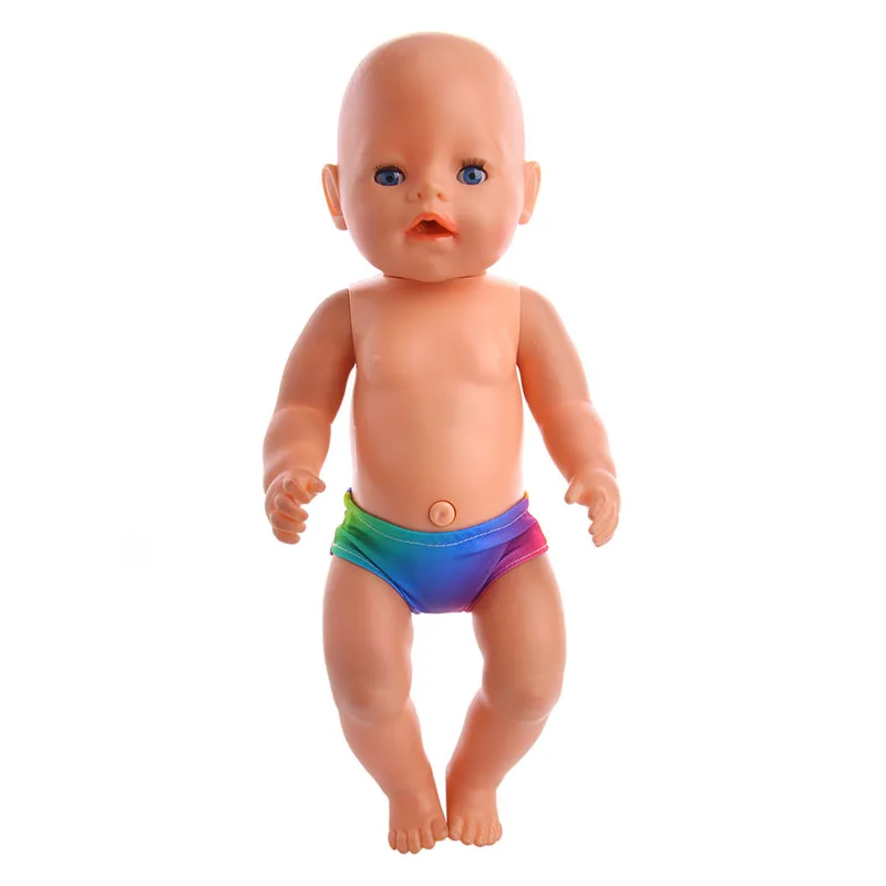 LUCKDOLL мультфильм модные трусики подходят 18 дюймов Американский 43 см Кукла одежда аксессуары, игрушки для девочек, поколение, подарок на день рождения
