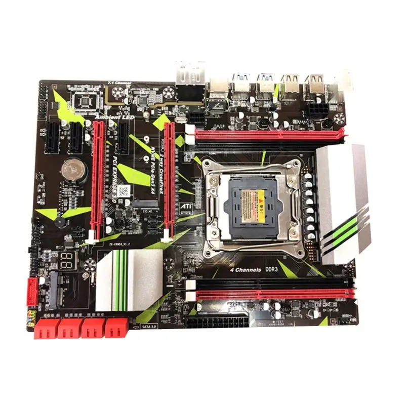 X99 2011 V3Pin DDR3 Desktop Computer Mainboard Motherboard for E5 2609V3 CPU Kit 2