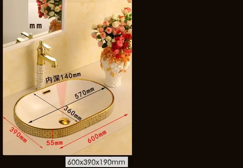 Umywalka Da Appoggio Bassin Salle De Bain wastatel Sobre Encimera Banyo Lavabo ванная комната Куба Banheiro раковина умывальник
