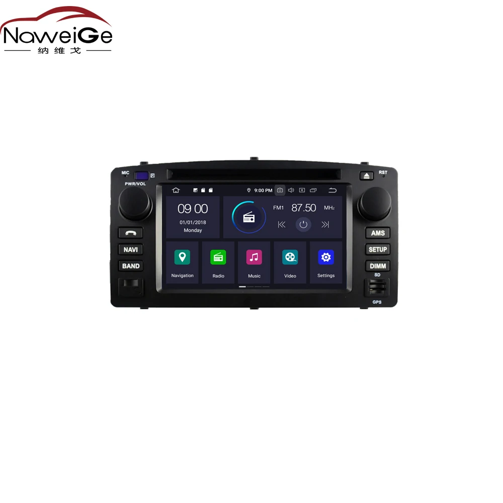 NaweiGe 6,2 дюймов Android Восьмиядерный 9,0 PX5 4+ 32 ГБ Автомобильный dvd для Toyota Corolla 2004-2007 Авторадио gps навигация автомобильный Радио стерео