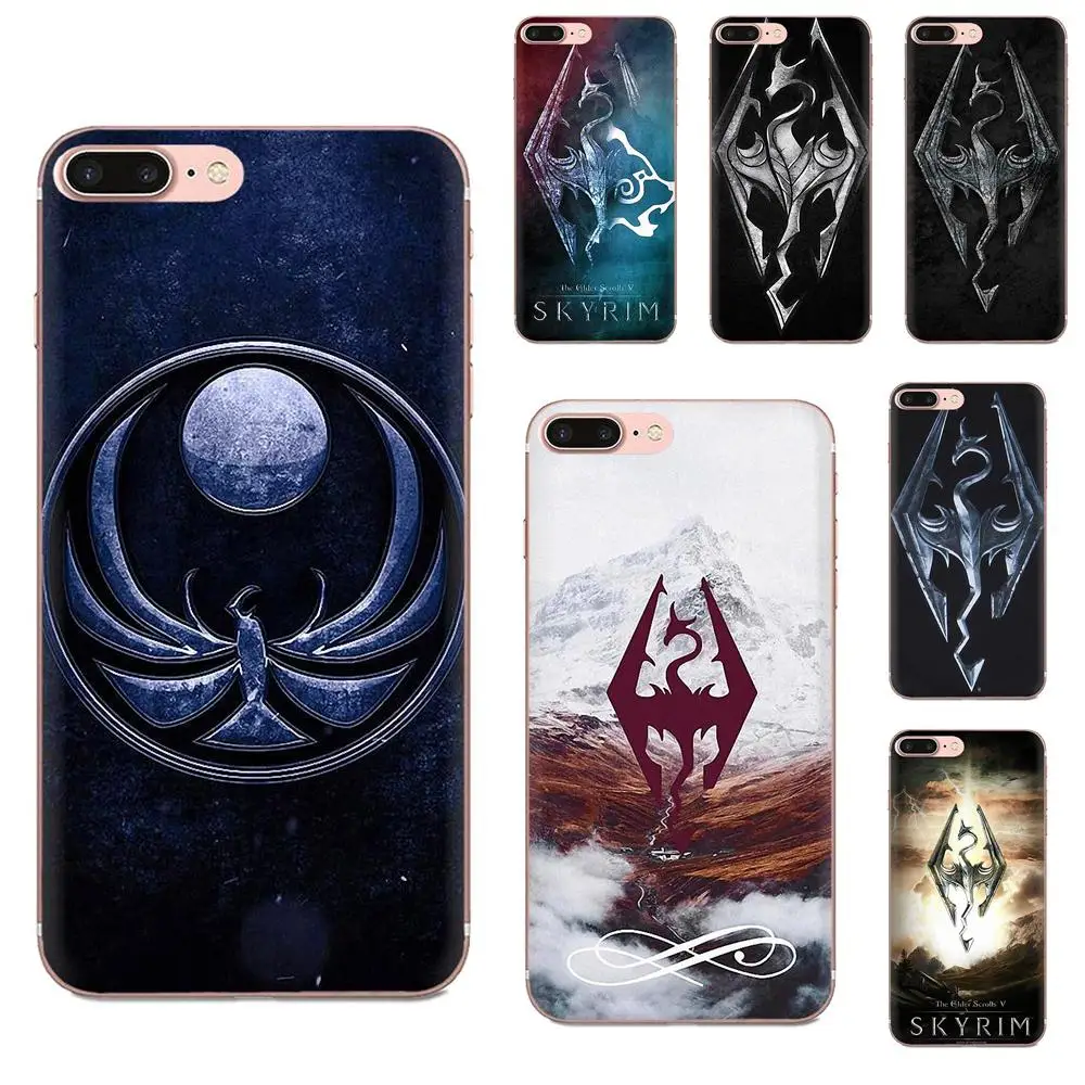 Новый разноцветный Роскошный чехол для телефона с логотипом Skyrim Samsung Galaxy A51 A71 A81 A90