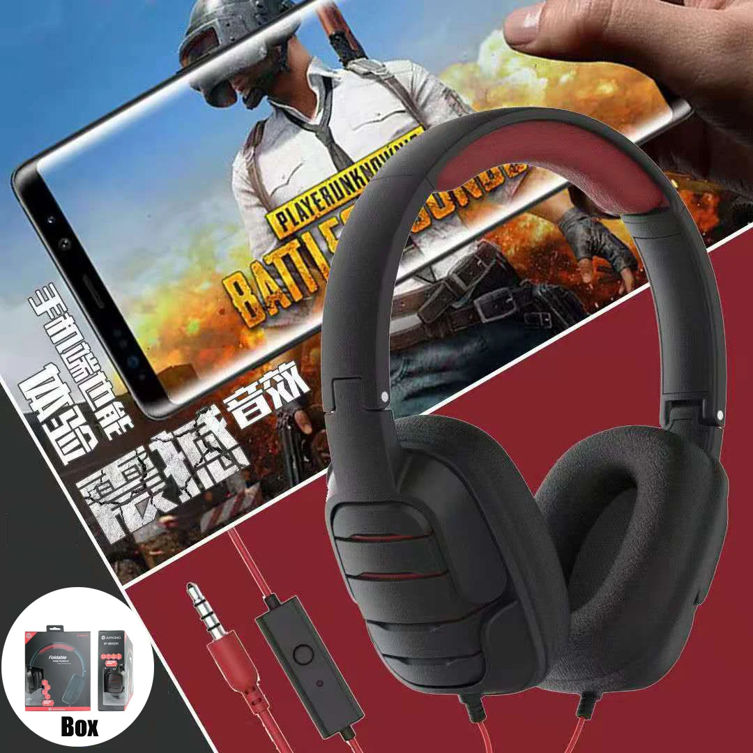 Игровые наушники ET Alien проводные стереонаушники с объемным звуком USB микрофоном