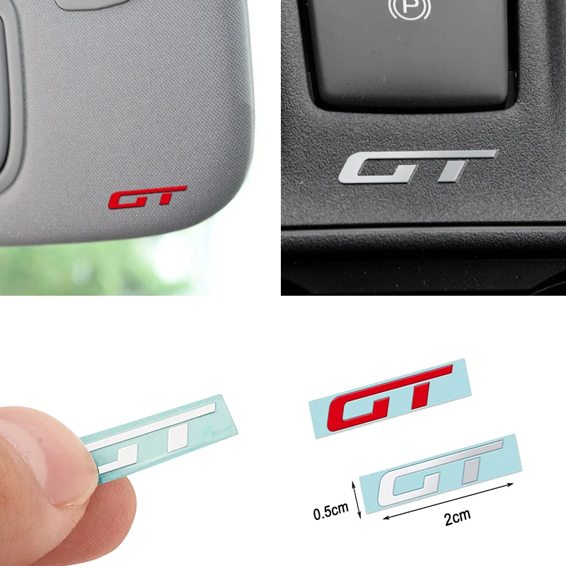 Автомобильный Стайлинг GT никелевая металлическая эмблема наклейки мобильные