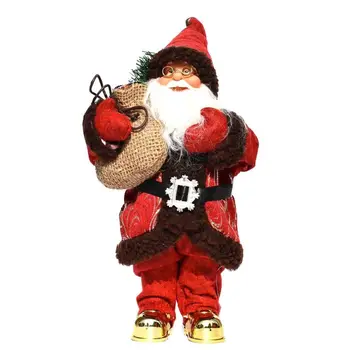 

Creative Children Toys Gifts Santa Claus Cute Deer Plush Small Doll Christmas Home Bedroom Decoration Warm Home Decoration