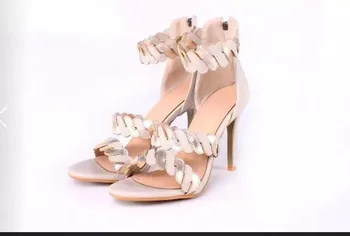 

2019 fine-heeled sandals with high heels women 40-43 size