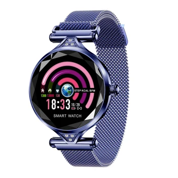 

H1 Intelligent Women Fashion Watch Heart Rate Blood Pressure Sleeping Quality Monitor Watch IP67 Waterproof Color Display Screen